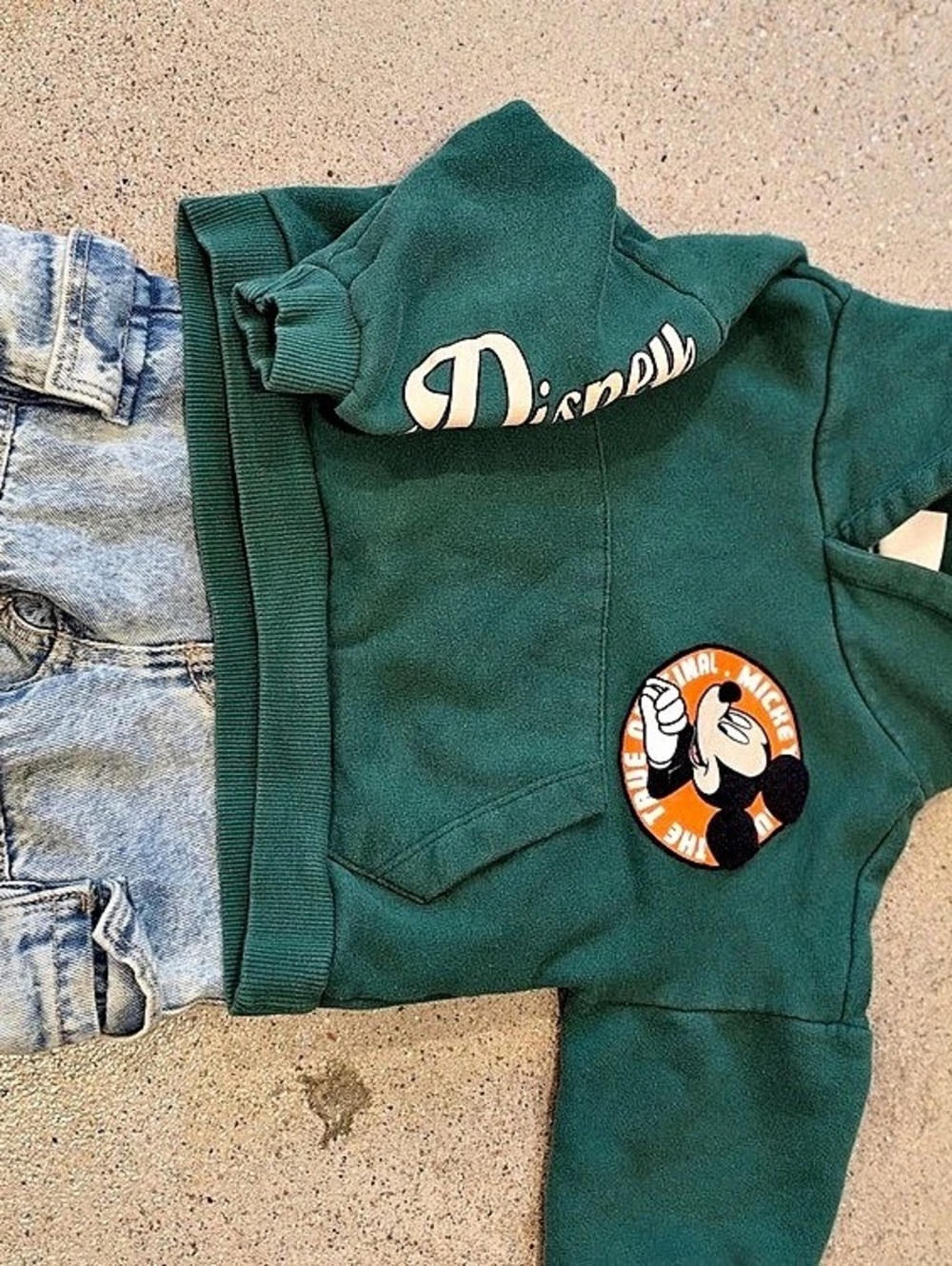 Zara Disney 100 Years of Wonder Green Kids Hoodie